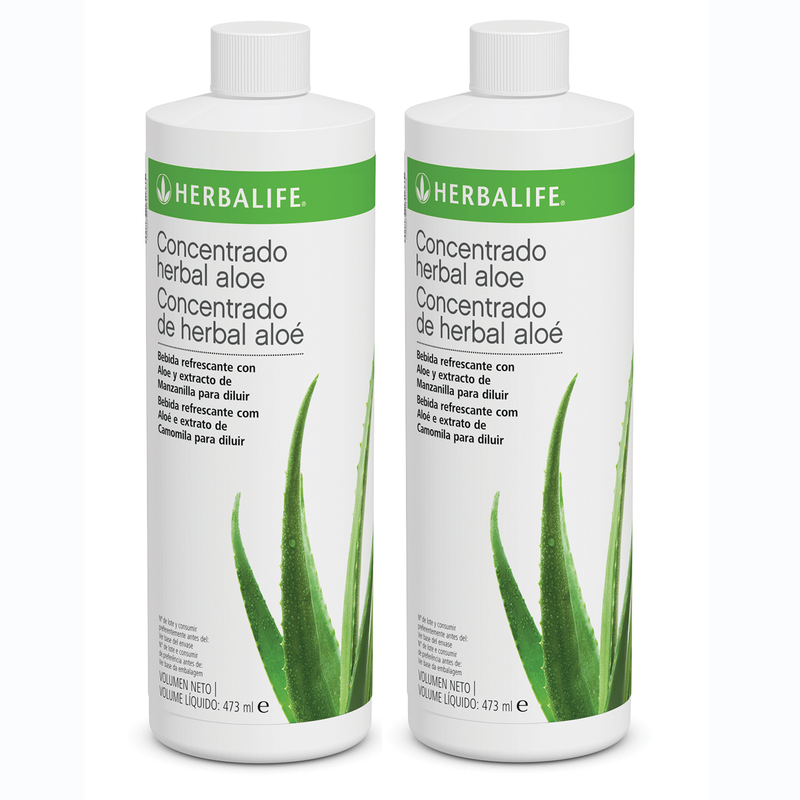 PACK de 2 Concentrado Herbal Aloe 473 ml. - Elige tu sabor/es 