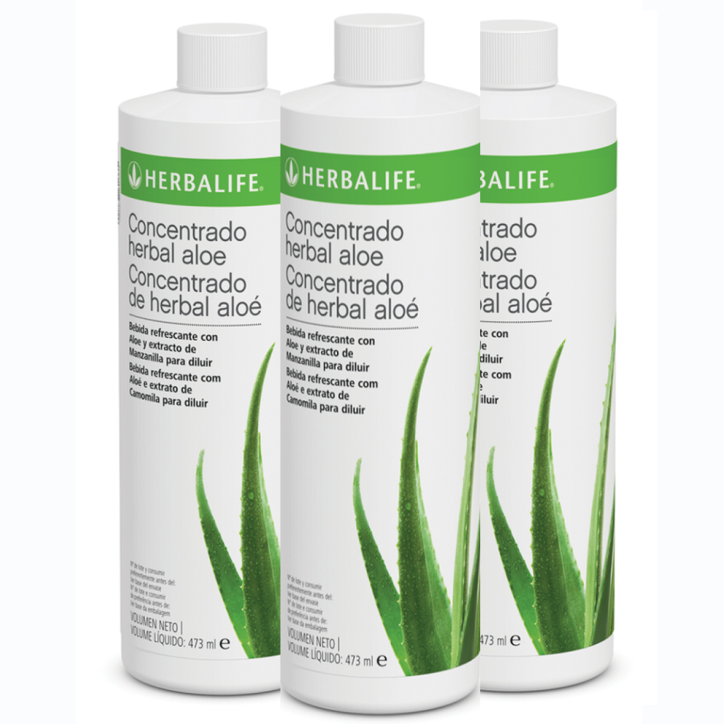 PACK de 3 Concentrado Herbal Aloe 473 ml. - Elige tu sabor/es 