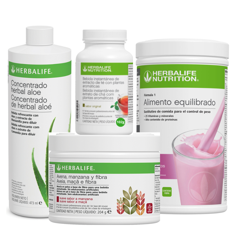 PACK TAF 102 (Té de 102 g. SABOR ORIGINAL , Aloe SABOR ORIGINAL , Fibra) + 1 BATIDO Fórmula 1 550 gr SABOR A ELEGIR