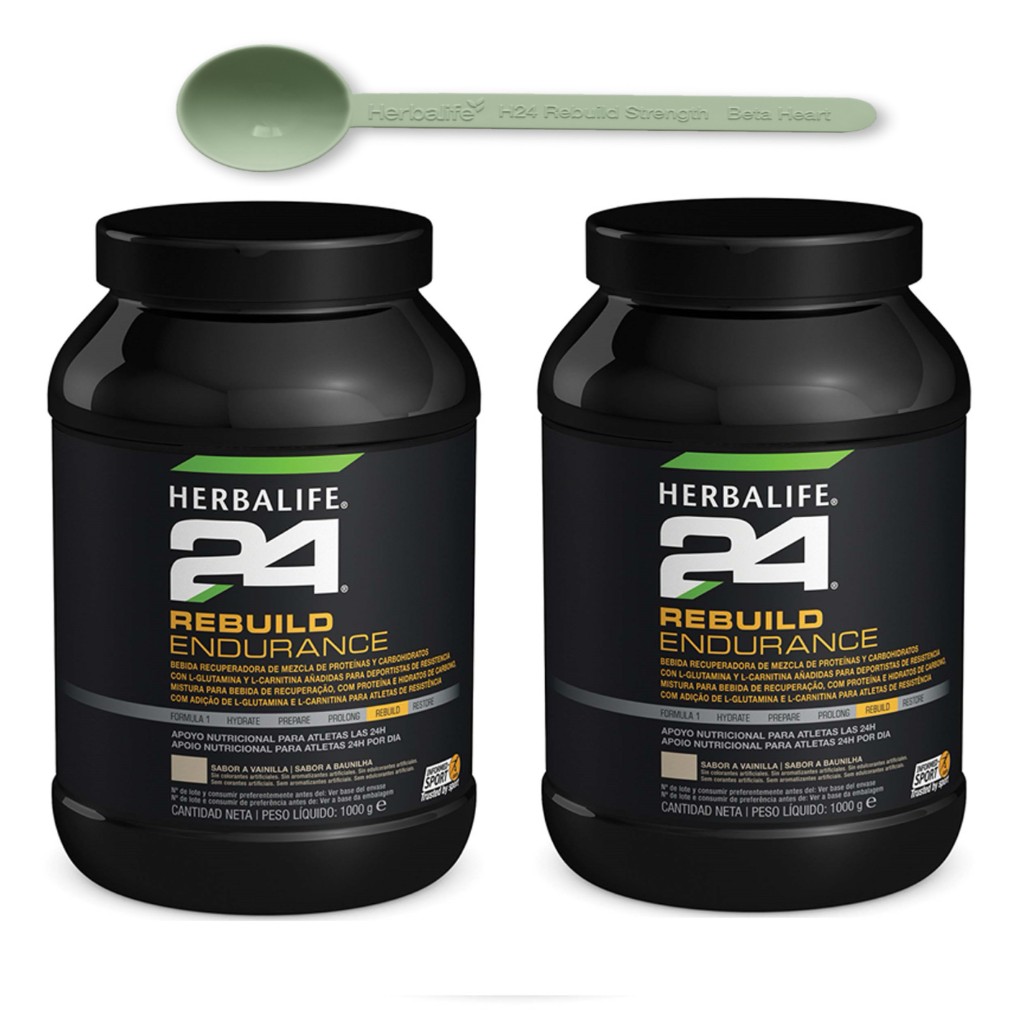 PACK de 2 Rebuild Endurance Vainilla 1000 g + REGALO Cuchara medición