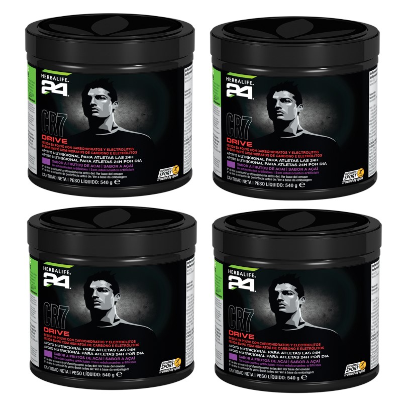 PACK de 4 CR7 Drive Frutos de acai 540 g