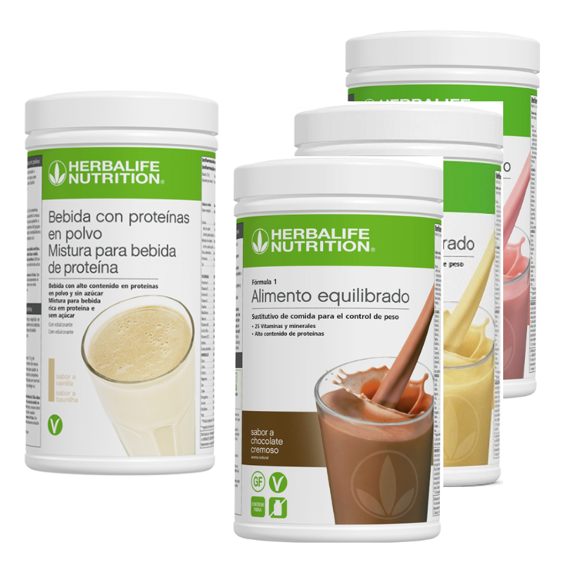 PACK 1 PROTEINA + 3 BATIDOS Fórmula 1 Sabores a elegir